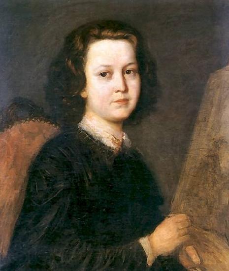 Aleksander Kotsis Portrait of a paintress Jezefina Geppert Germany oil painting art